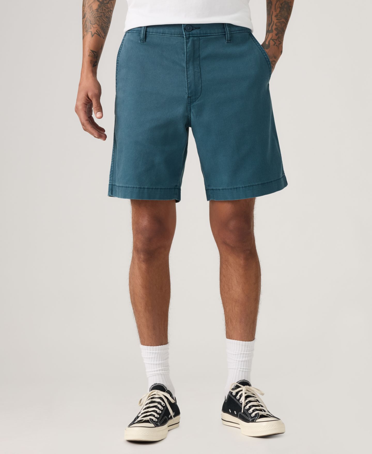 Мужские шорты Levi's Relaxed-Fit 8" Chino, цвет: Морской — фото 6
