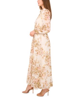 Women's Long-Sleeve Maxi Dress