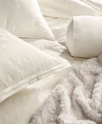 Cresca Solid 3-Pc. Duvet Cover Set, Full/Queen