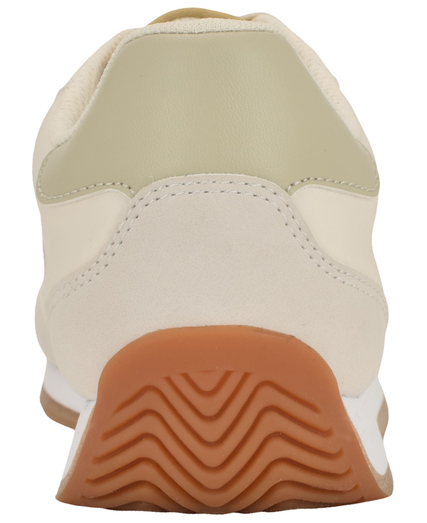 Женские кроссовки Calvin Klein Anora Retro Lace-Up, цвет: Бежевый / Серебряный — фото 3
