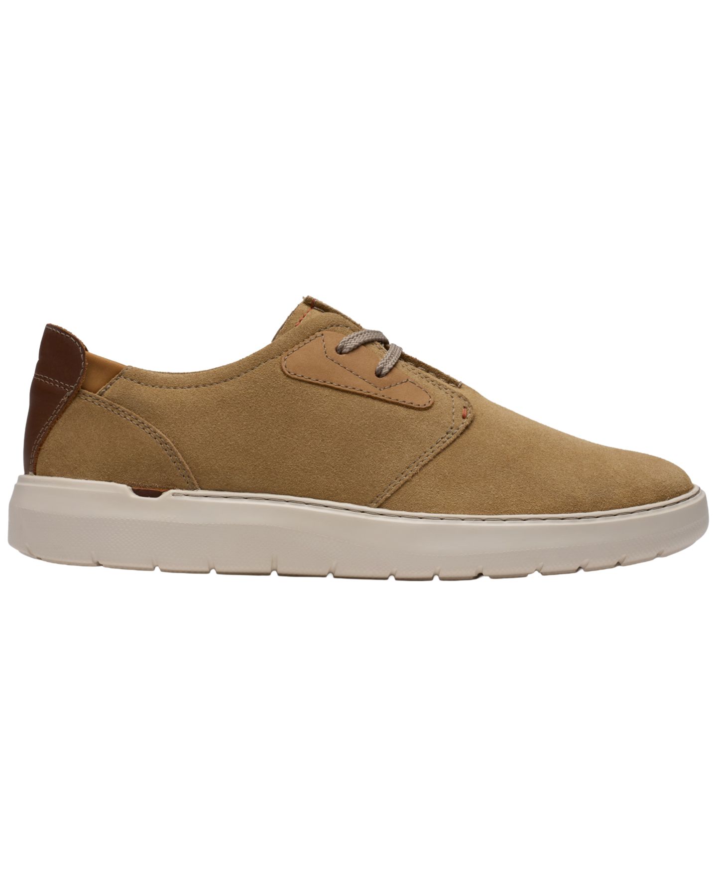 Мужские кроссовки Clarks Flexwell Tie Lace-Up, цвет: Серый замшевый — фото 7