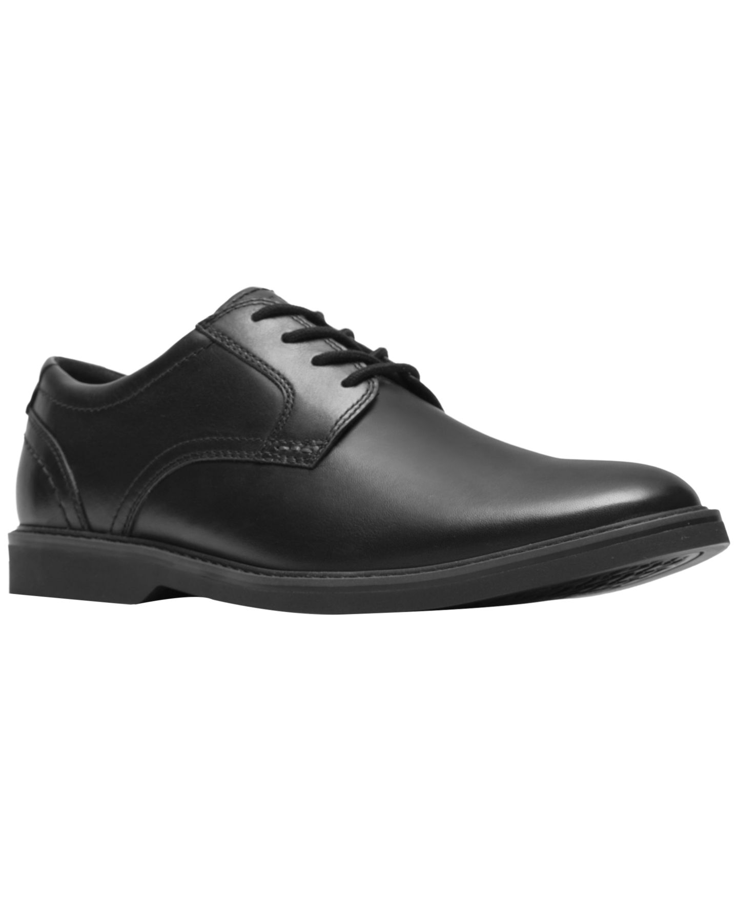 Мужские туфли Clarks Radcliff Lace-Up Low, цвет: Чёрный — фото 1