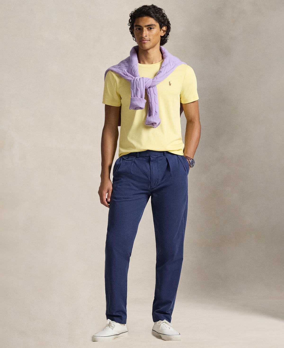 Polo Ralph Lauren Men's Custom Slim Fit Soft Cotton T-Shirt