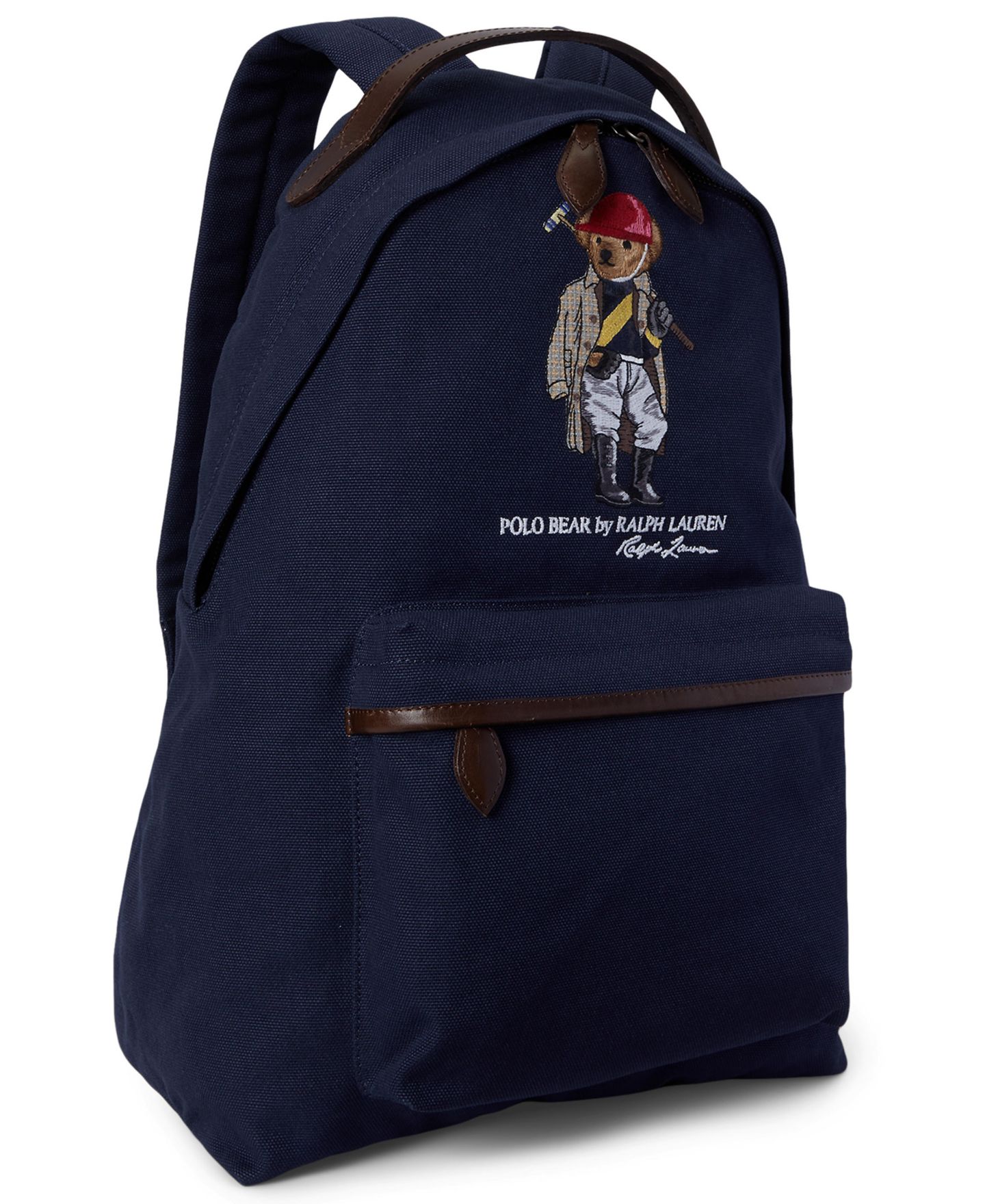 Рюкзак Polo Ralph Lauren Polo Bear Canvas, цвет: Тёмно-синий — фото 2