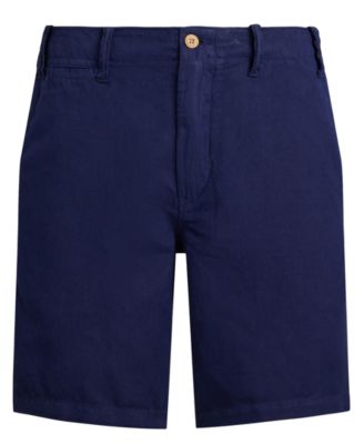 Men's 8.5" Straight-Fit Linen Cotton Chino Shorts