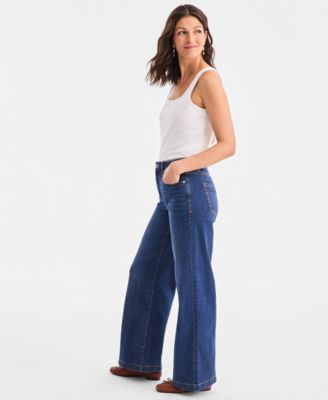 Women's High-Rise Wide-Leg Jeans