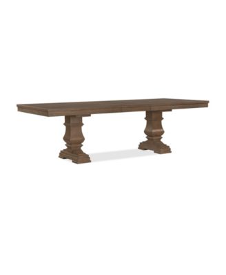 Alverton 82" Wood Rectangular Dining Table