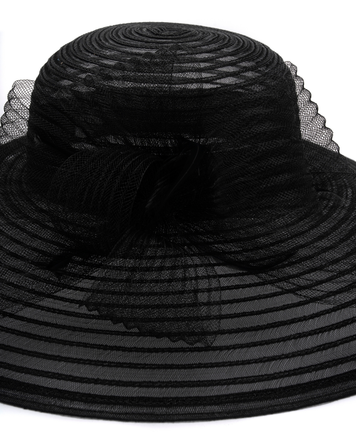 August Hats Crinoline Down Brim Hat