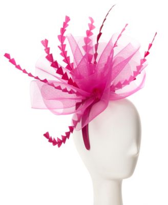 Crinoline and Feather Fascinator Hat