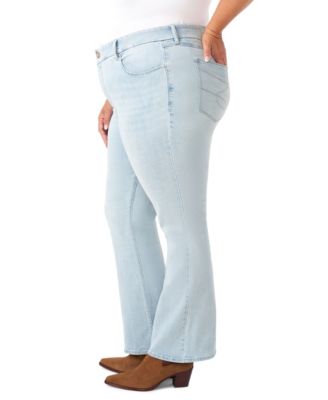 Plus Size Tummyless Bootcut Jeans