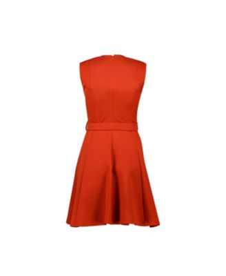Women's A-Line Belted Dress