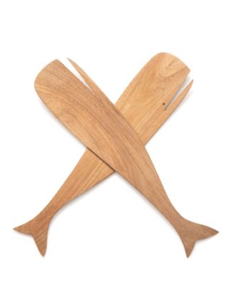 Acacia Whale 2-Pc. Salad Server Set