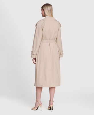 Women's Double Breasted Maxi Trench Coat