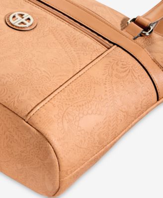 Paisley Deboss Promo Tote