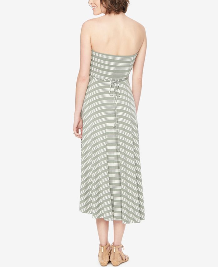 Motherhood Maternity Striped Strapless Dress - Macy's