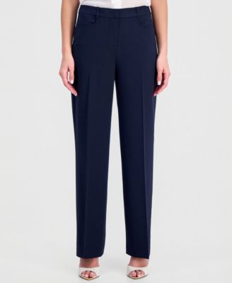 Petite Bird Eye Mid-Rise Pants