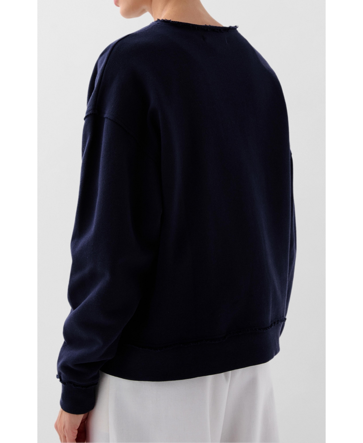 Scalpers Women's V Embossed Sweater