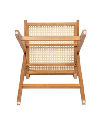 27" Cane Seat Bar Stool - Natural Wood