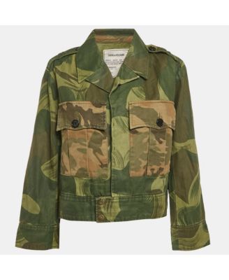 Women's Military Camouflage Cotton Blend Kaleno Jacket