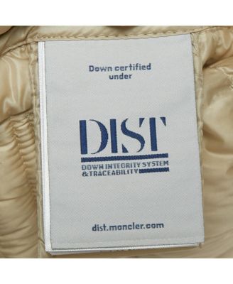 Women's Beige Nylon Padded Lans Down Jacket