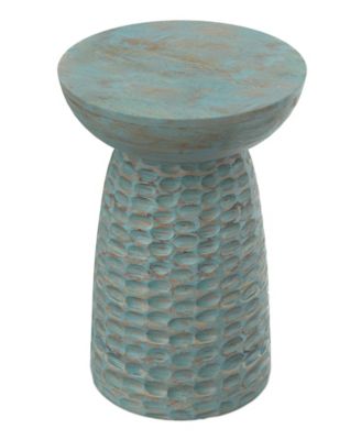 Boyd 13" Mango Wood Solid Accent Table