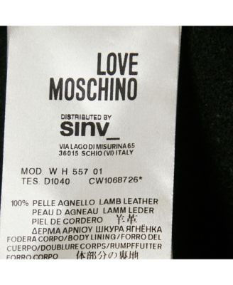 Women's Black Spider Web Print Leather Riders Jacket