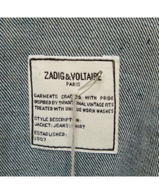 Women's Blue Denim Button Front Base Brut Jacket