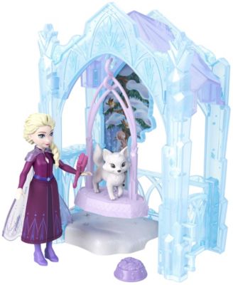 Disney Frozen Storytime Stackers Elsa Small Doll and Icy Animal Hideaway Playset