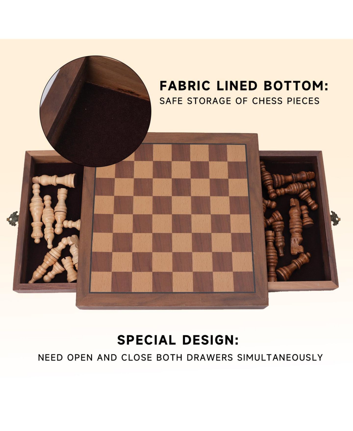 Детские настольные игры GSE Games & Sports Expert Magnetic Chess Game Set Board Game, Ages 6+ — фото 3