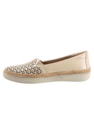 Accent Perforated Leather Flats
