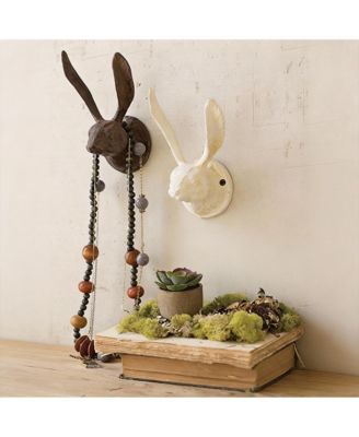 Rustic Cast Iron Rabbit Wall Hook - Versatile, Sturdy, Fun