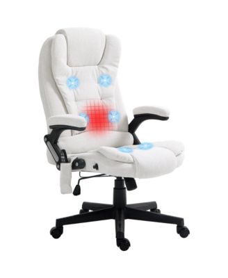 6 Point Vibrating Massage Office Chair with Heat High Back Reclining Executive Chair