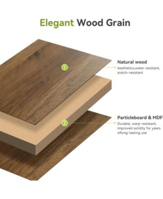 3-Tier End Table, Small Wooden Side Table with Open Storage Shelf for Living Room, Rustic Narrow Night Stand, Bedside Table