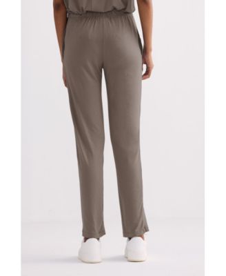 Women's Wide Leg Pant in Earth Grey