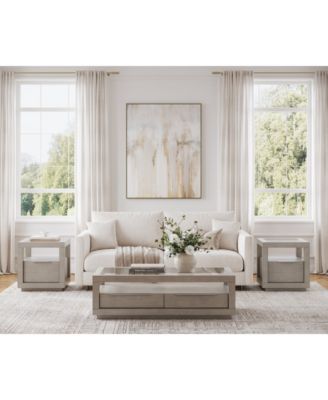 Tivie 3-Pc. Wood Modern Coffee and End Table Set