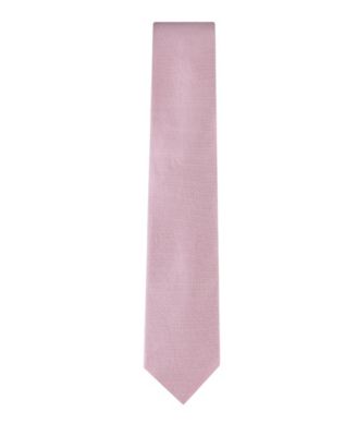 Men's Textured Solid Silk & Linen Blend Tie