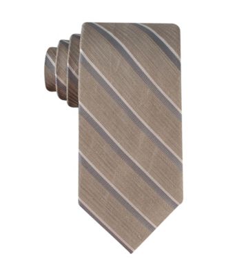 Men's Silk & Linen Blend Striped Tie