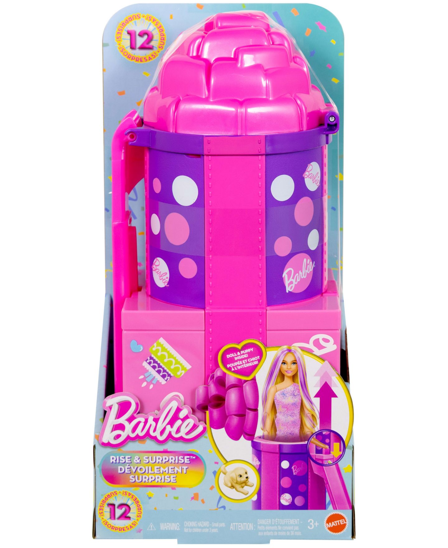 Детская кукла Barbie Rise & Surprise Color-Change Hair Fashion Doll, Ages 3+ — фото 6