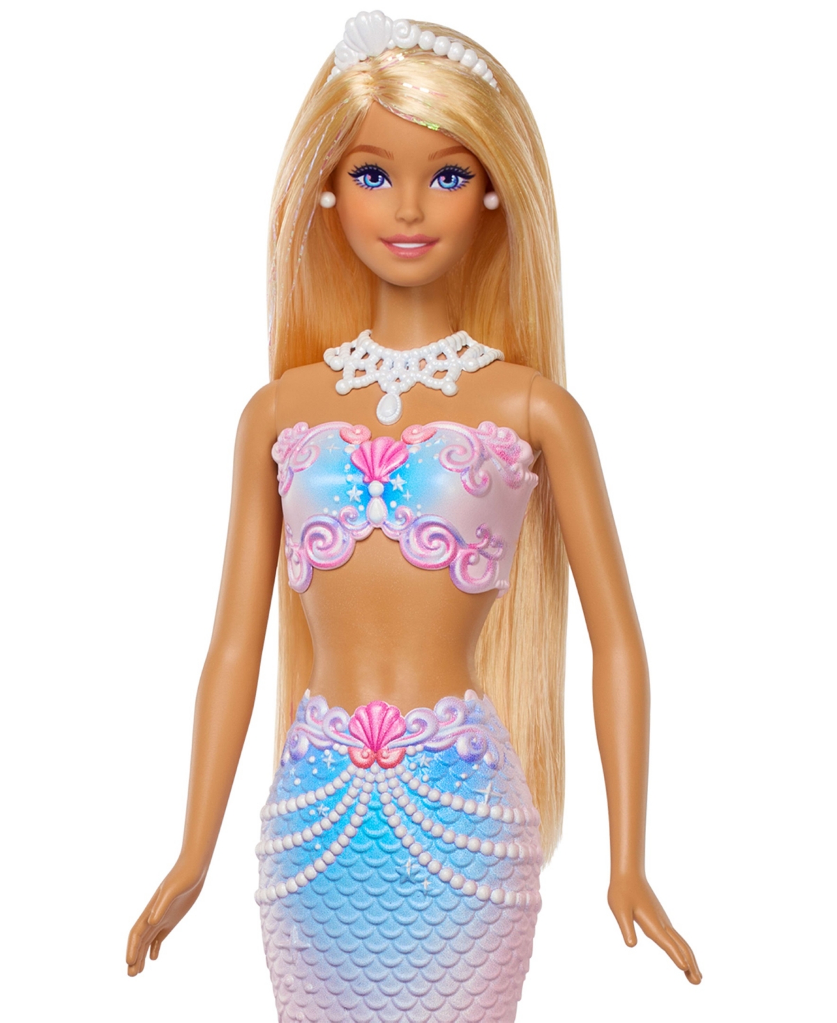 Barbie Bubble Sparkle Mermaid Doll with Bubble-Making Feature
