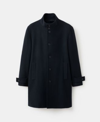 Men's Wool Funnel Neck Coat