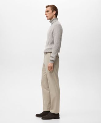 Men's Fluid Regular-Fit Trousers