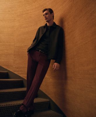 Men's Fluid Regular-Fit Trousers