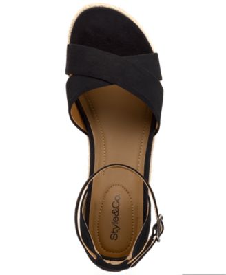 Women's Theaa X-Band Wedge Espadrilles Sandals
