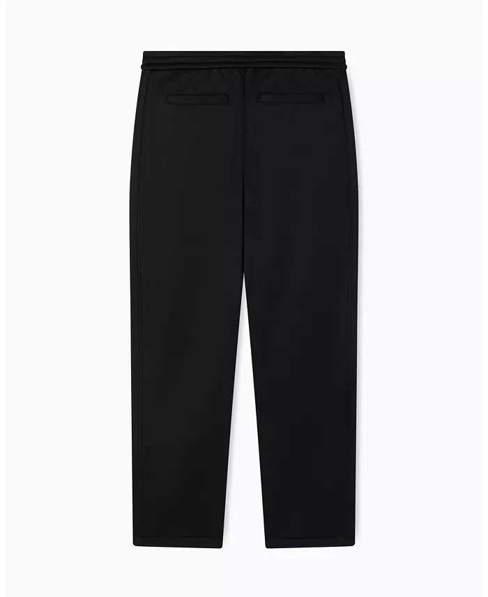 Men's Black and Gold Sweatpants