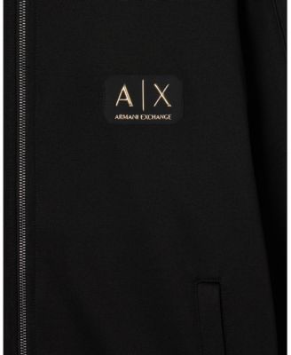 Men's Black and Gold Fleece Full Zip Hoodie