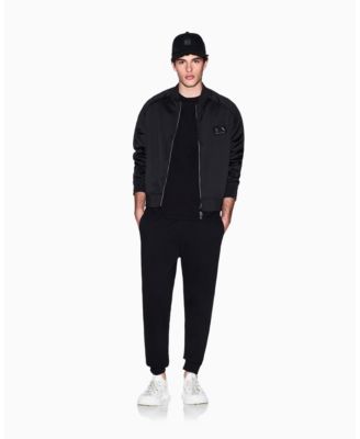 Men's Black and Gold Bomber Jacket