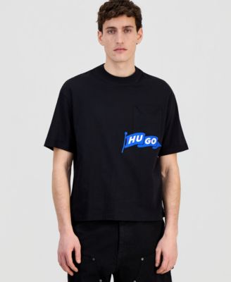 Men's Cotton Pocket Logo Crewneck T-Shirt