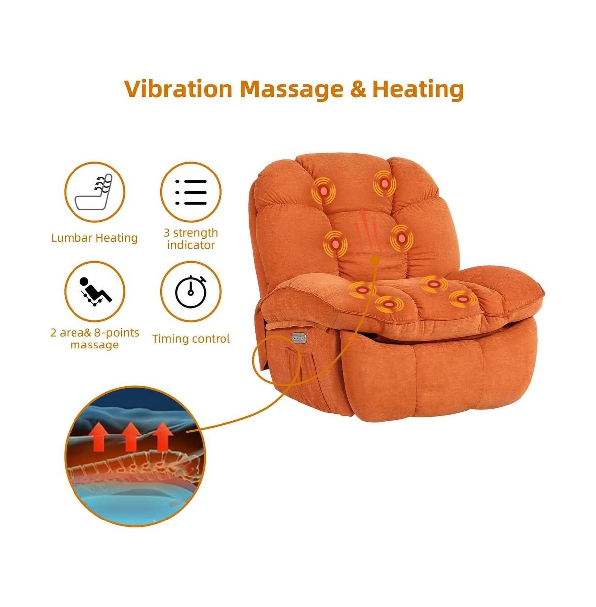 Dyhome Dining Chairs Set of 2, Mid Century Modern Upholstered Boucle Kitchen Room