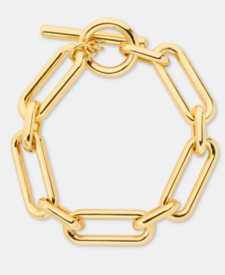 Gold-Tone Large Link Flex Bracelet 