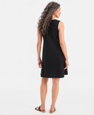 Women's Lace-Up Sleeveless Dress